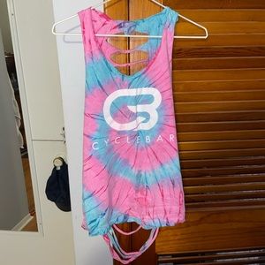 CycleBar Tie Dye Workout Tank
